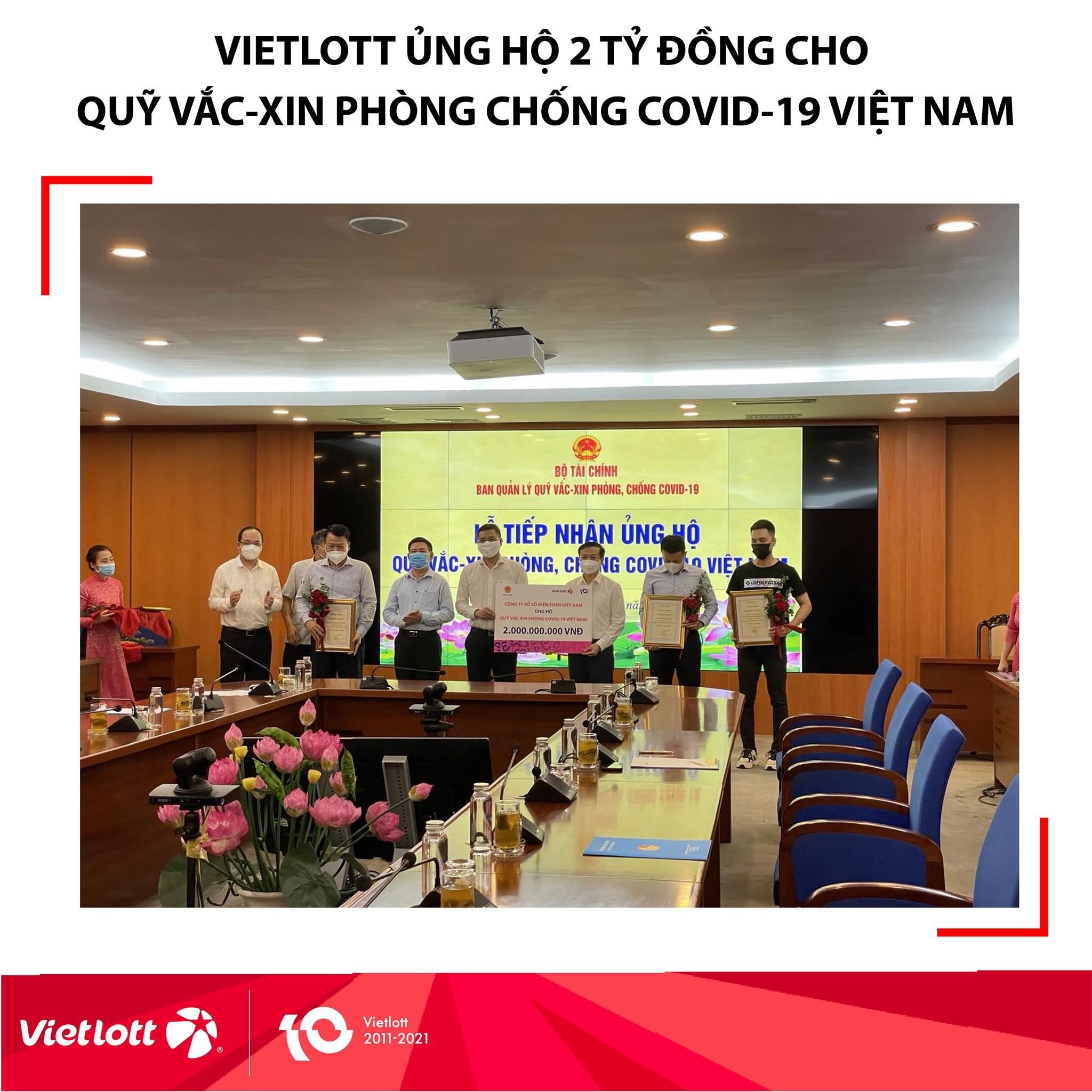 VIETLOTT ĐỒNG HÀNH CÙNG CÁC HOÀN CẢNH KHÓ KHĂN CÙNG VƯỢT QUA ĐẠI DỊCH COVID-19