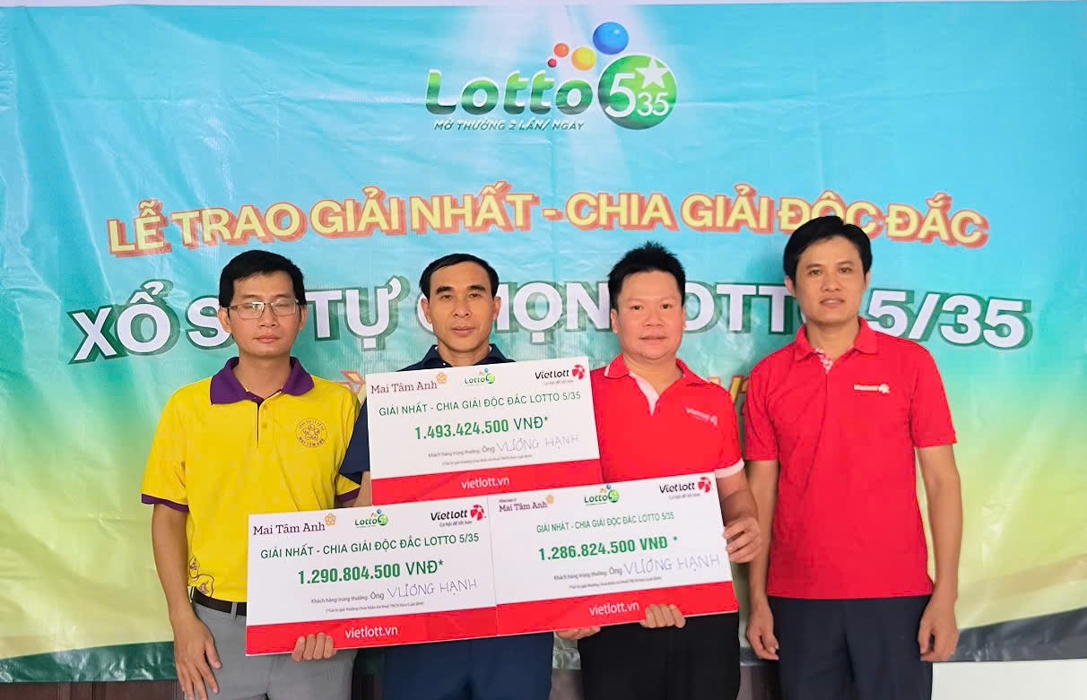NGƯỜI ĐÀN ÔNG TẠI QUẢNG TRỊ&nbsp;  HAI LẦN TRÚNG GIẢI THƯỞNG TỶ ĐỒNG&nbsp;  TỪ XỔ SỐ QUAY NHANH LOTTO 5/35 CỦA VIETLOTT